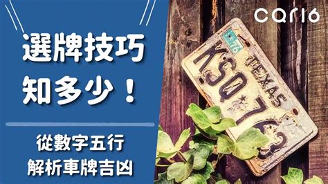 數字吉凶 車牌|車牌選號工具｜附：車牌吉凶、數字五行命理分 